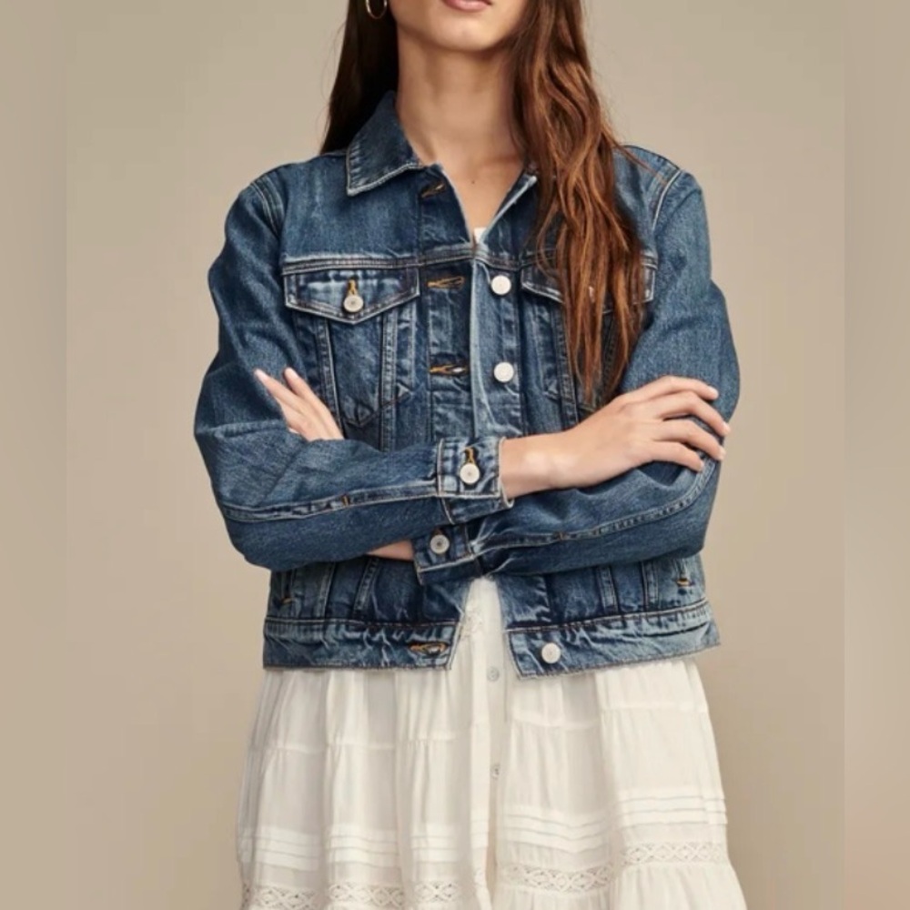 Lucky Brand Tomboy Trucker Jean Jacket